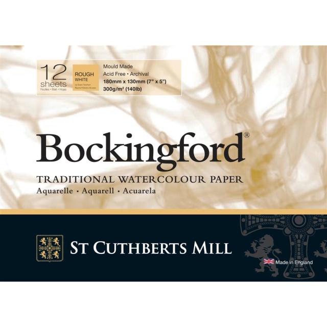 Bockingford Akvarelblok Rough 300g 18x13cm