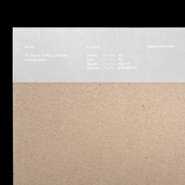 Tracing Paper Pad 90g A3 i gruppen Papir & Blok / Kunstnerblok / Tracing og kalkering hos Pen Store (129942)