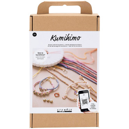Kumihimo DIY-kit Venskabsarmbånd i gruppen Hobby & Kreativitet / Skabe / Håndværk og DIY hos Pen Store (131106)