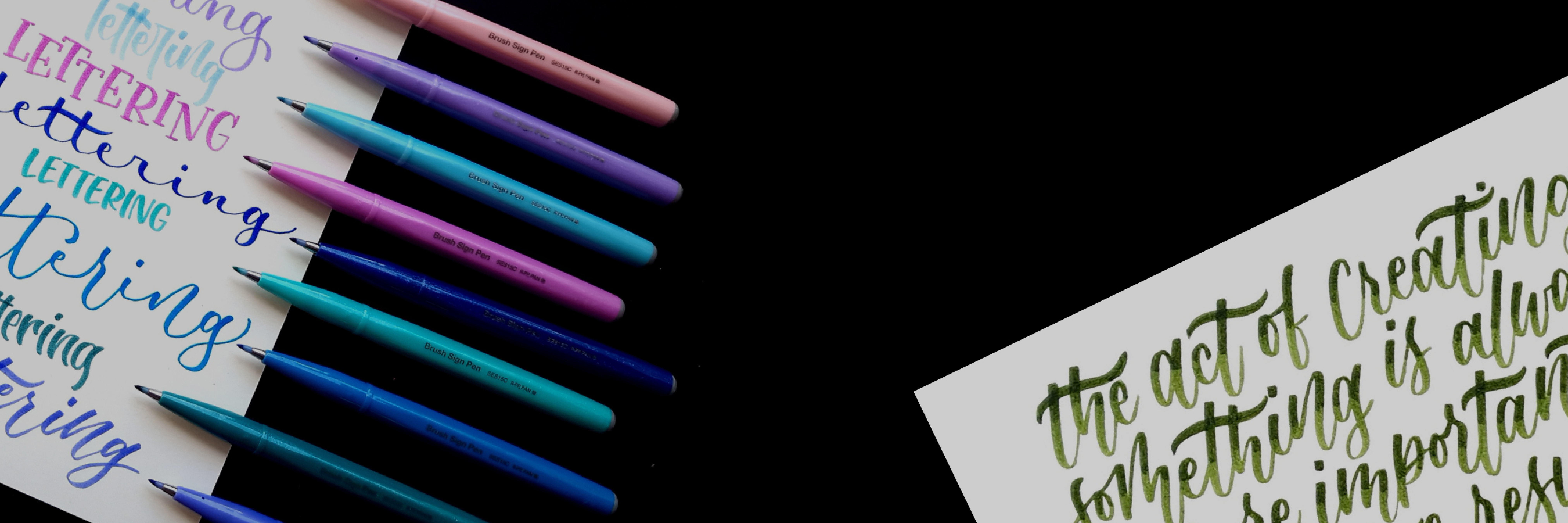 Brush lettering i 5 nemme trin