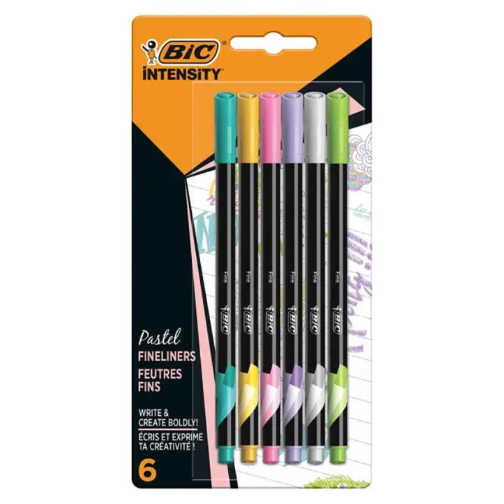 Intensity Fineliner 6-pak Pastel Colors i gruppen Penne / Skrive / Fineliners hos Pen Store (100238)