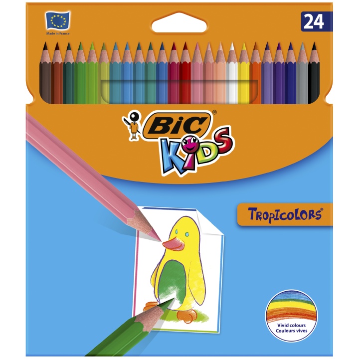 Kids Tropicolors Farvepenne 24-pak i gruppen Kids / Børnepenne / Farvepenne for børn hos Pen Store (100241)