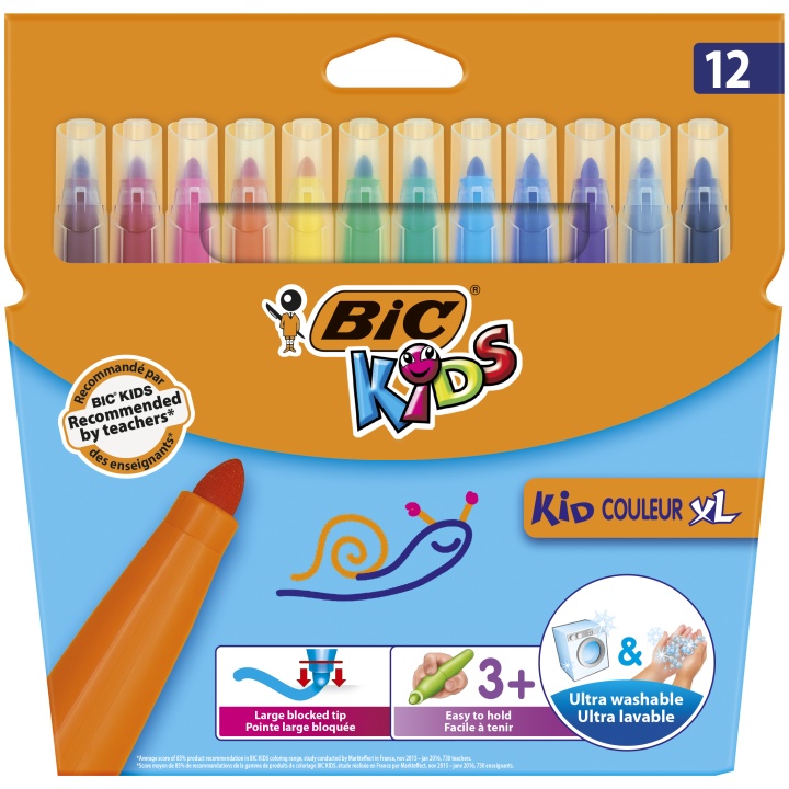 Kids Tuschpenne XL 12-pak i gruppen Kids / Børnepenne / 0-2 år+ hos Pen Store (100248)
