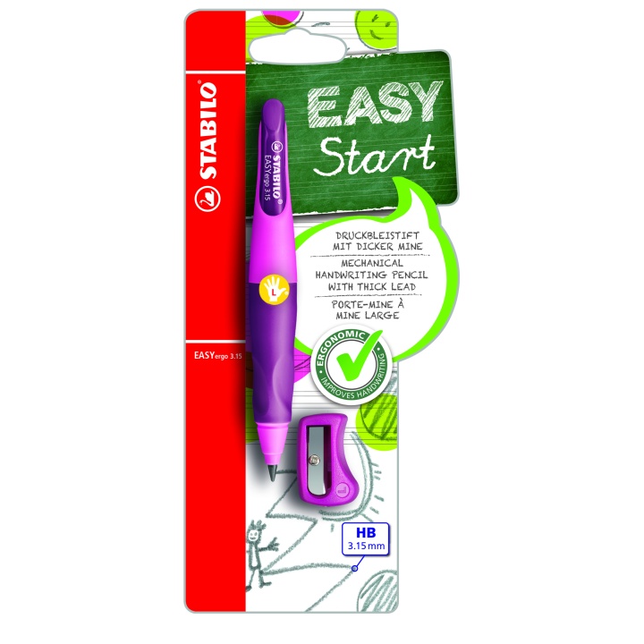 EASYergo Stiftblyant Venstrehåndet i gruppen Kids / Børnepenne / Skrivestifter til børn hos Pen Store (100267)