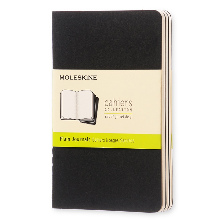 Cahier Notebook Pocket Sort i gruppen Papir & Blok / Skriv og noter / Notesbøger hos Pen Store (100316_r)