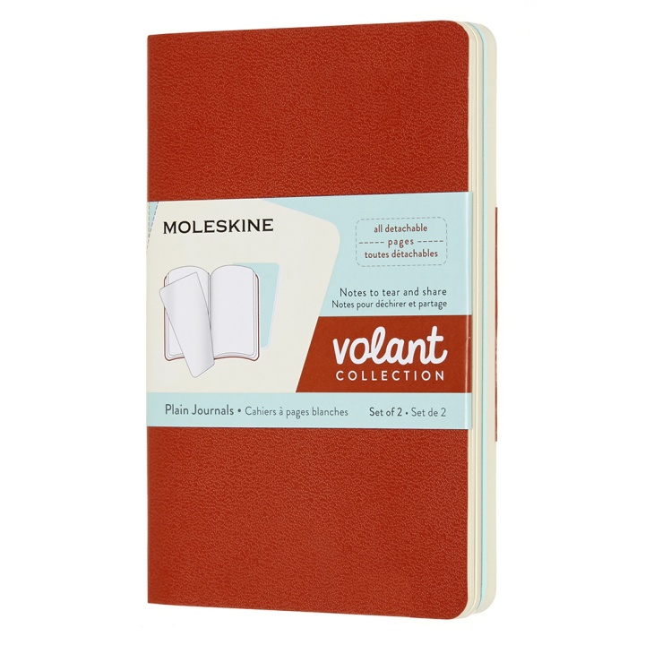Volant Pocket Orange/Blå Plain i gruppen Papir & Blok / Skriv og noter / Skriveblokke og hæfter hos Voorcrea (100342)