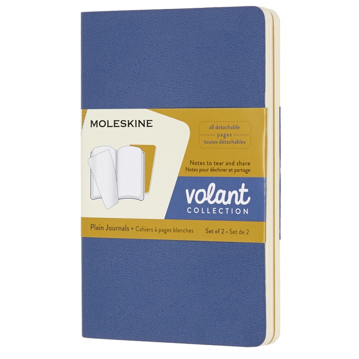 Volant Pocket Blå/Gul i gruppen Papir & Blok / Skriv og noter / Notesbøger hos Pen Store (100343_r)
