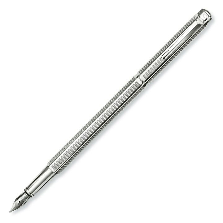 Ecridor Retro Silver Fyldepen i gruppen Penne / Fine Writing / Fyldepenne hos Pen Store (100514_r)