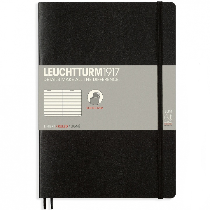 Notebook B5 Softcover Ruled Army i gruppen Papir & Blok / Skriv og noter / Notesbøger hos Pen Store (100693)
