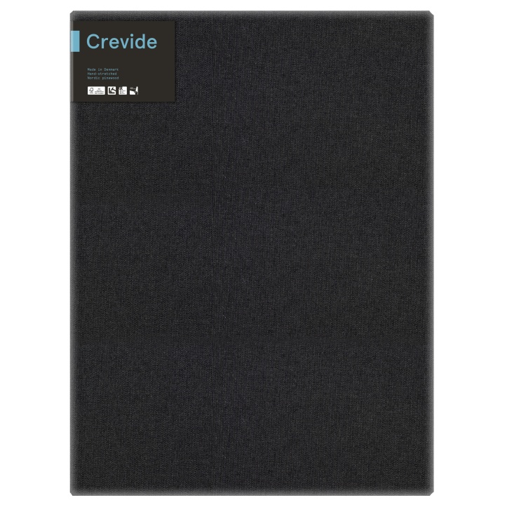 Lærred Sort Bomuld/Polyester 60x80 i gruppen Kunstnerartikler / Studie / Malerlærreder hos Pen Store (100891)