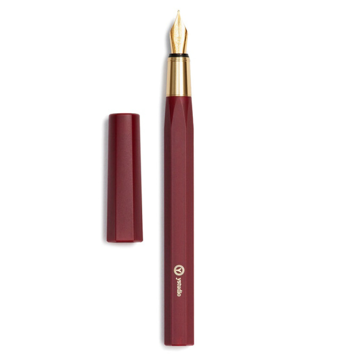 Fyldepen Resin Rød i gruppen Penne / Fine Writing / Fyldepenne hos Pen Store (101386_r)