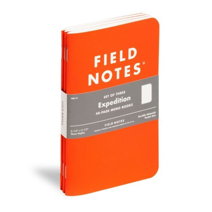 Memo Book Expedition sæt 3 stk