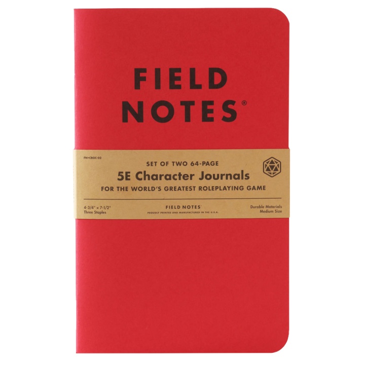 5E Character Journal 2-Pack i gruppen Papir & Blok / Skriv og noter / Skriveblokke og hæfter hos Pen Store (101443)