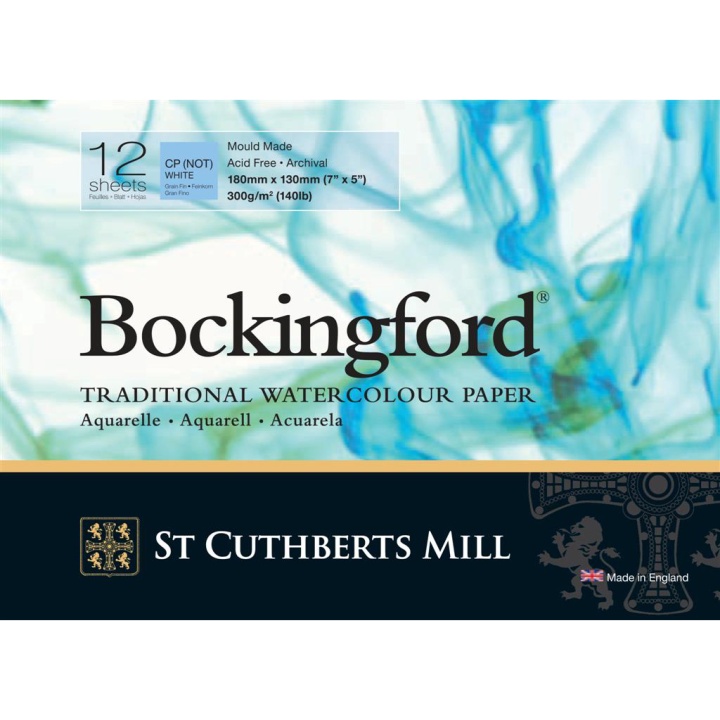 Bockingford Akvarelblok 300 g 180 x 130 mm Not i gruppen Papir & Blok / Kunstnerblok / Akvarelblok hos Pen Store (101494)