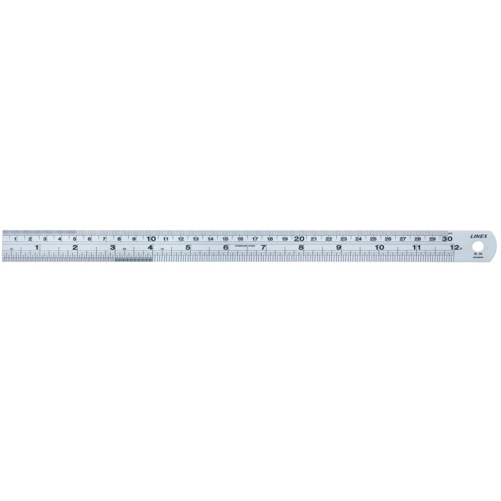 SL Steel Ruler 30 cm i gruppen Hobby & Kreativitet / Hobbytilbehør / Linealer hos Pen Store (101717)