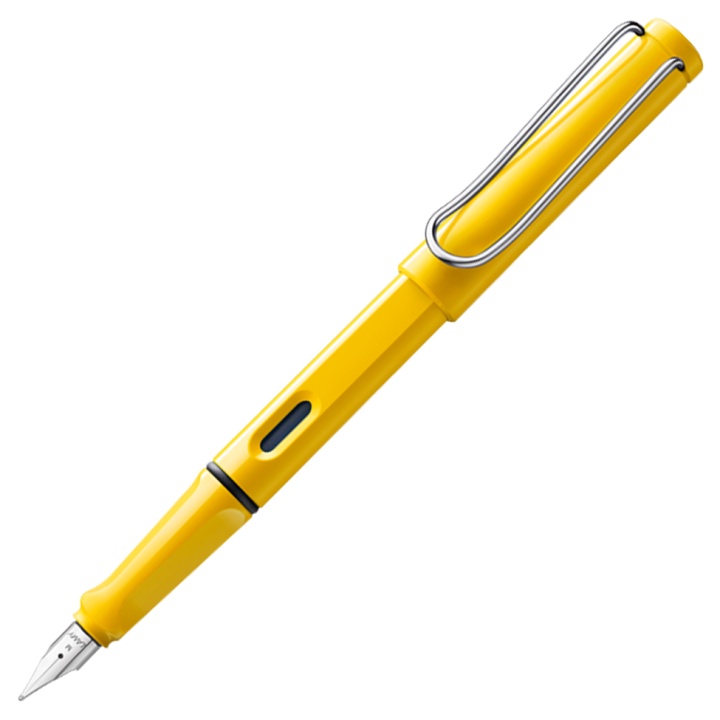 Safari Fyldepen Yellow i gruppen Penne / Fine Writing / Gavepenne hos Pen Store (101915_r)