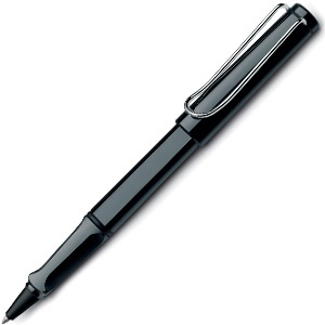 Safari Rollerball Shiny black i gruppen Penne / Fine Writing / Rollerballpenne hos Pen Store (101918)