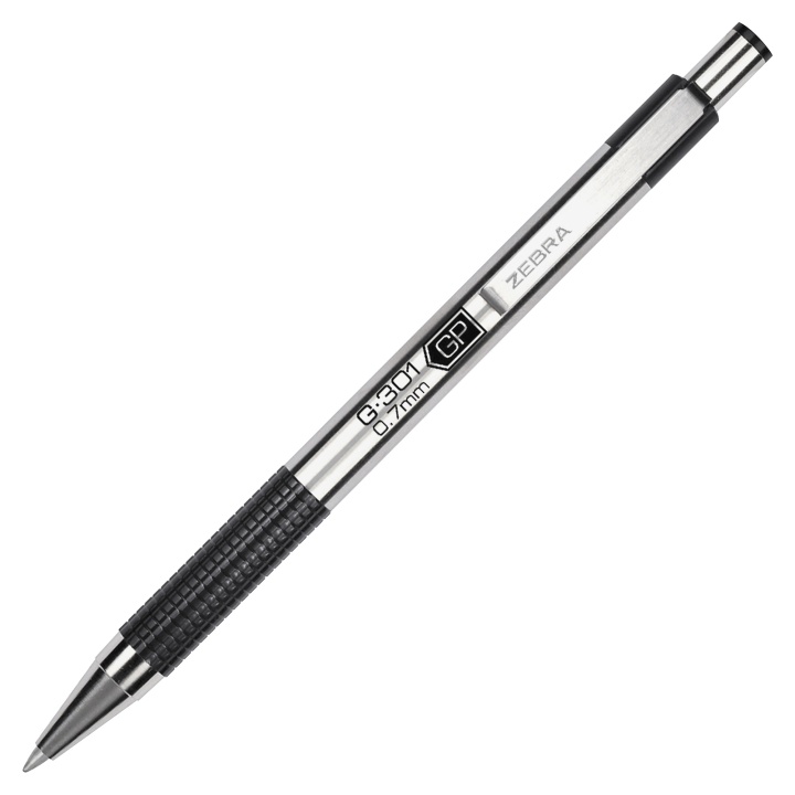 G301 Gel Roller 0.7 mm Black i gruppen Penne / Mærkning og kontor / Kuglepenne til kontoret hos Pen Store (102172)