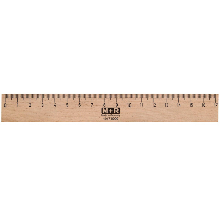 Lineal Træ 17 cm i gruppen Hobby & Kreativitet / Hobbytilbehør / Linealer / Trælineal hos Pen Store (102246)