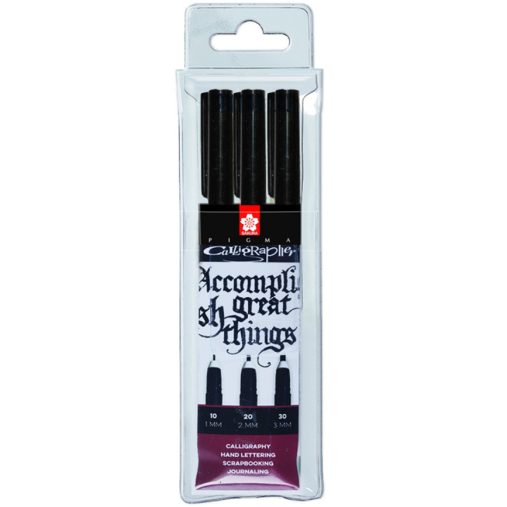 Calligrapher Pen sæt 3 stk i gruppen Hobby & Kreativitet / Kalligrafi / Kalligrafipenn hos Pen Store (102297)
