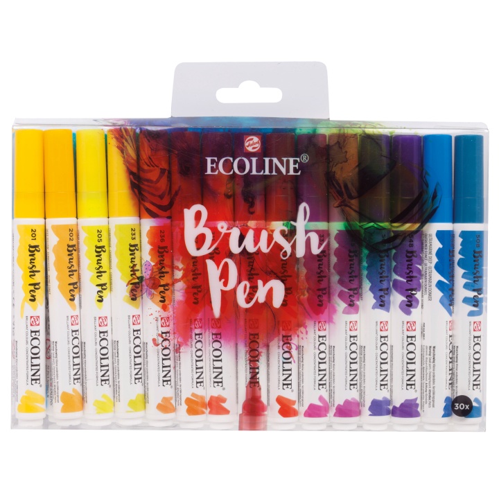 Brush Pen 30-set i gruppen Penne / Kunstnerpenne / Penselpenne hos Pen Store (103721)