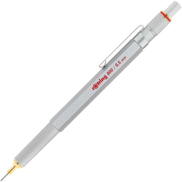 800 Stiftblyant 0,5 Silver i gruppen Penne / Mærkning og kontor / Kuglepenne til kontoret hos Pen Store (104714)