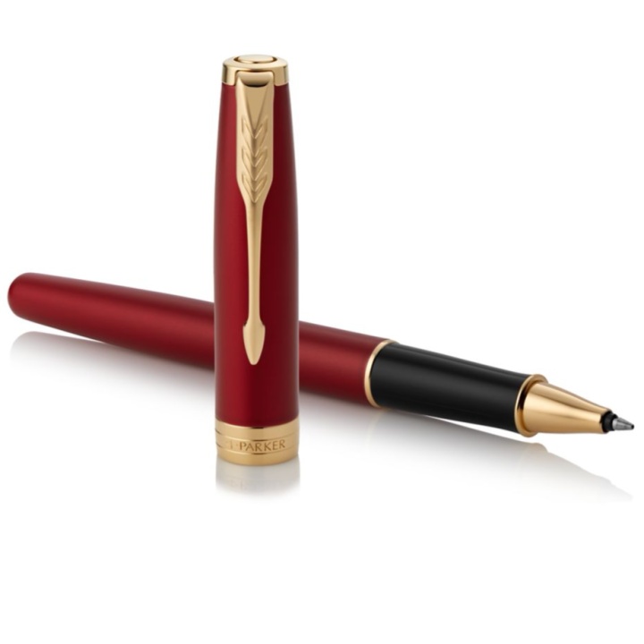 Sonnet Red/Gold Rollerball i gruppen Penne / Fine Writing / Rollerballpenne hos Pen Store (104829)