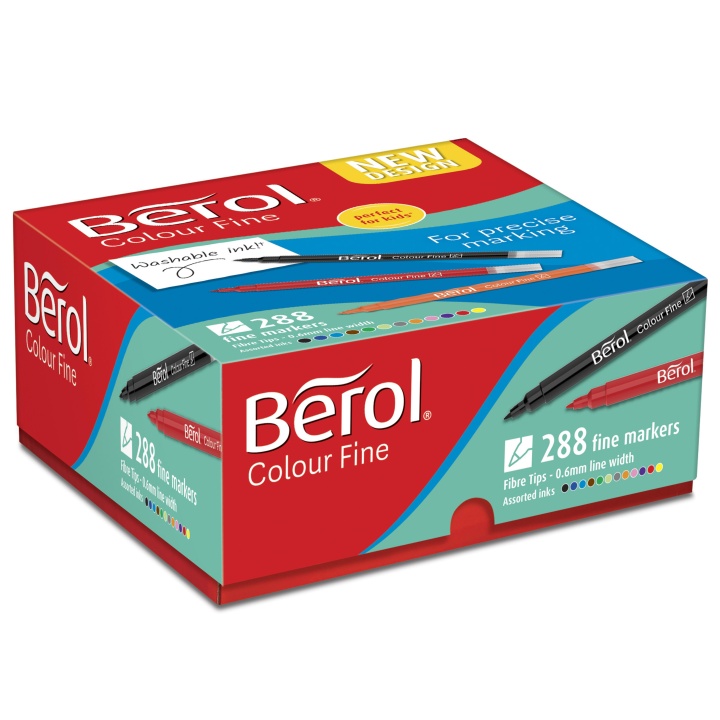 Colour Fine Tip 288-pak i gruppen Kids / Børnepenne / Tusser til børn hos Pen Store (104850)