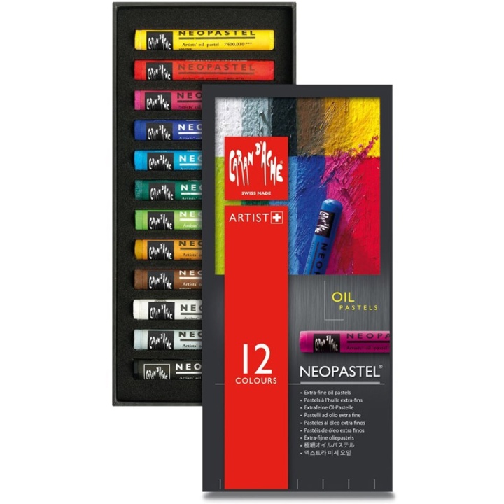 Neopastel sæt 12 stk i gruppen Kunstnerartikler / Farver / Pastel hos Pen Store (104926)