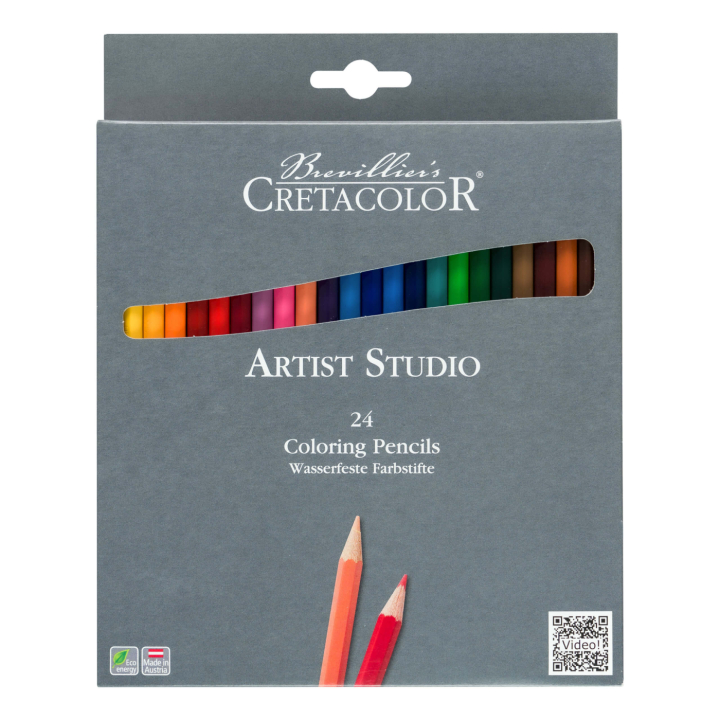 Artist Studio Farveblyanter sæt 24 stk i gruppen Penne / Kunstnerpenne / Farveblyanter  hos Pen Store (105030)