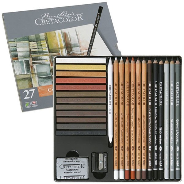 Creativo Sketch set i gruppen Kunstnerartikler / Kridt og blyanter / Kulstofpenner og kul hos Pen Store (105034)