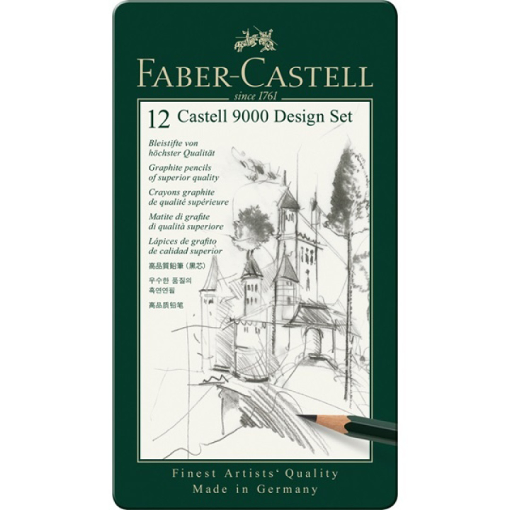 Blyant Castell 9000 Design Sæt i gruppen Penne / Skrive / Blyanter hos Pen Store (105056)