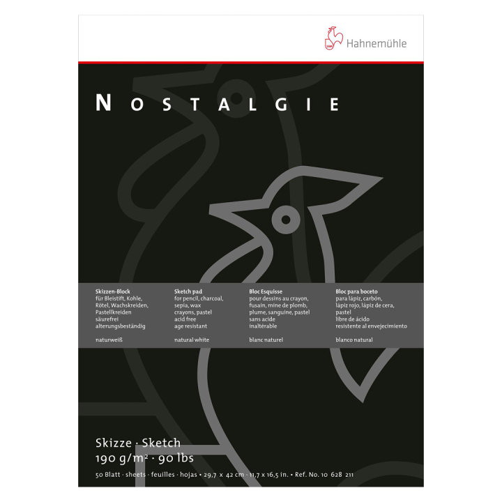 Nostalgie Skitseblokke A5 i gruppen Papir & Blok / Kunstnerblok / Tegnings- og skitseblok hos Pen Store (105164)