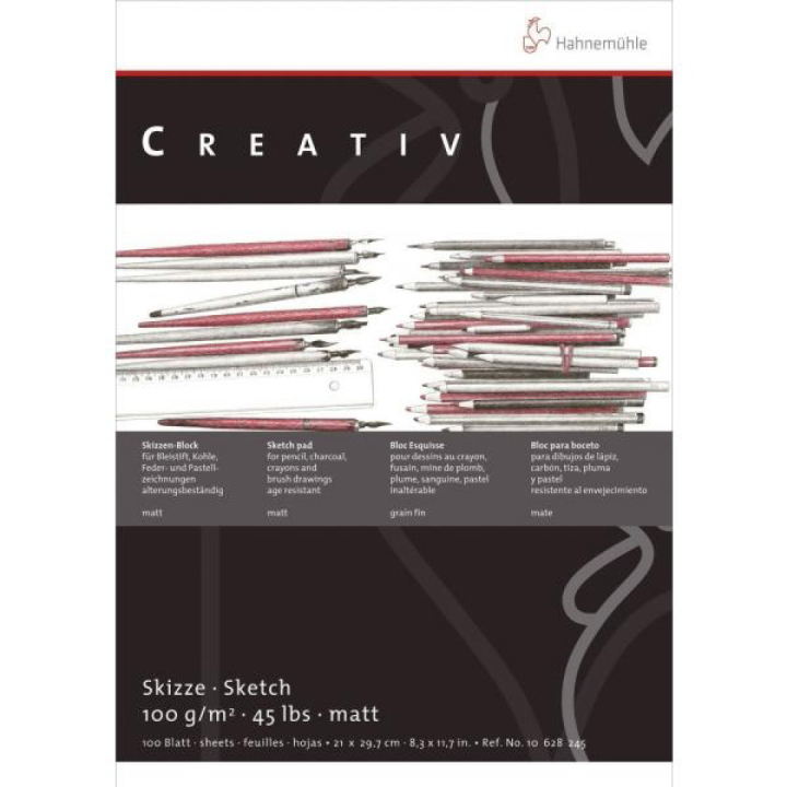 Creativ Skitseblokke A4 i gruppen Papir & Blok / Kunstnerblok / Tegnings- og skitseblok hos Pen Store (105977)