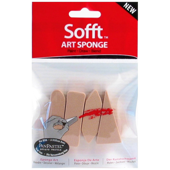 Sofft Art Sponge Mixed Shapes i gruppen Kunstnerartikler / Kunstnertilbehør / Værktøj og tilbehør hos Pen Store (106074)