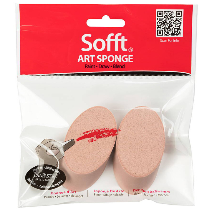 Sofft Art Sponge Round Angle Slice i gruppen Kunstnerartikler / Kunstnertilbehør / Ruller og svampe hos Pen Store (106075)