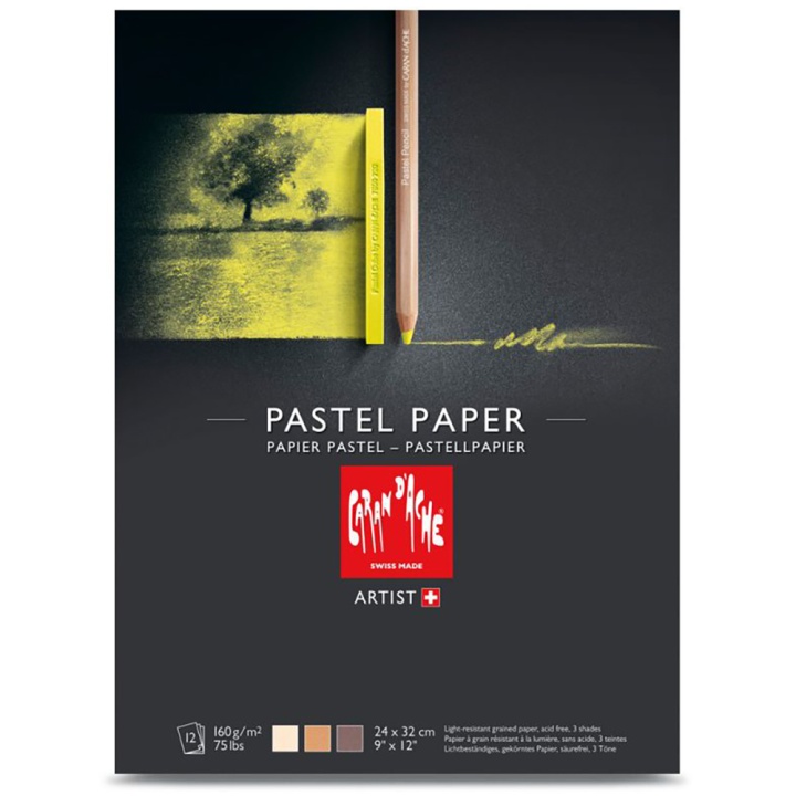 Pastel Paper A4 i gruppen Papir & Blok / Kunstnerblok / Pastelblokke hos Pen Store (106121)