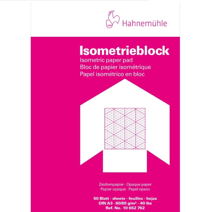 Isometric Paper Pad A4 i gruppen Papir & Blok / Kunstnerblok / Tracing og kalkering hos Pen Store (106221)