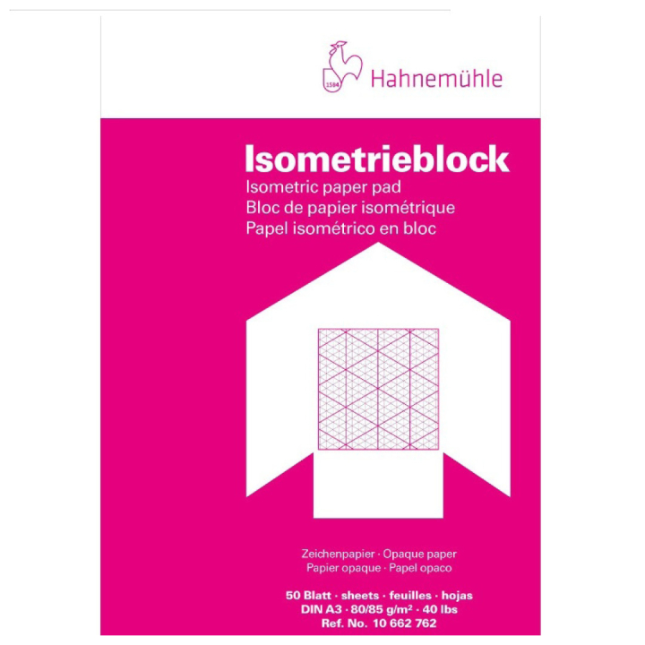 Isometric Paper Pad A4 i gruppen Papir & Blok / Kunstnerblok / Tracing og kalkering hos Pen Store (106221)