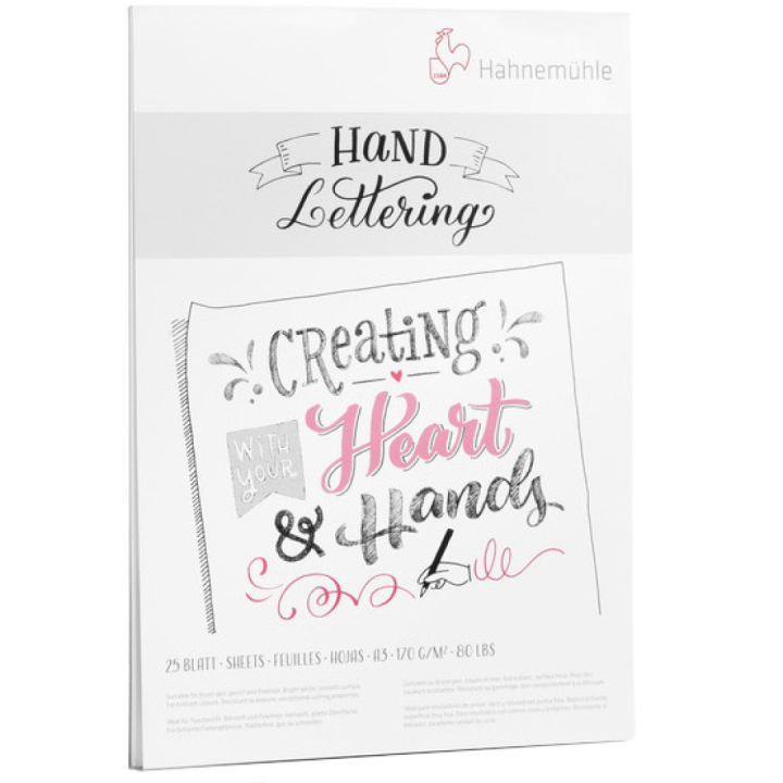Hand Lettering paper A4 i gruppen Papir & Blok / Kunstnerblok / Tegnings- og skitseblok hos Pen Store (106274)