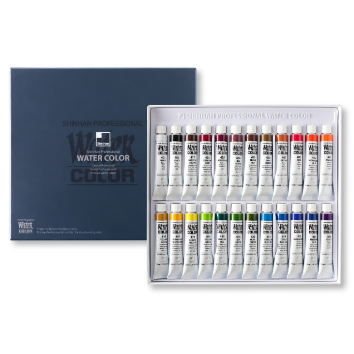 Water Colors PRO 24-set i gruppen Kunstnerartikler / Farver / Akvarelfarver hos Pen Store (107247)