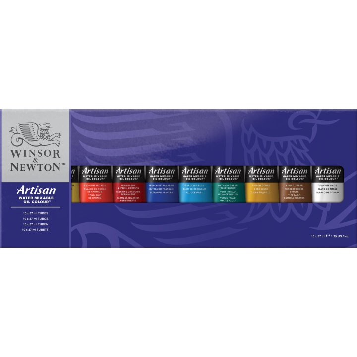 Artisan Water Mixable Oil Color 37 ml 10-set i gruppen Kunstnerartikler / Farver / Oliemaling hos Pen Store (107251)