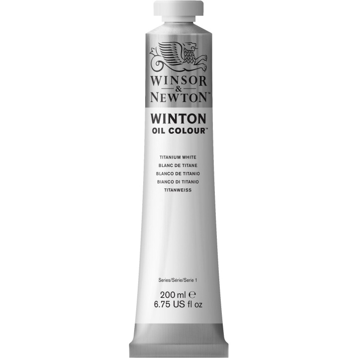 Winton Oil Color 200 ml Zinc white 748 i gruppen Kunstnerartikler / Kunstnerfarver / Oliemaling hos Pen Store (107445)