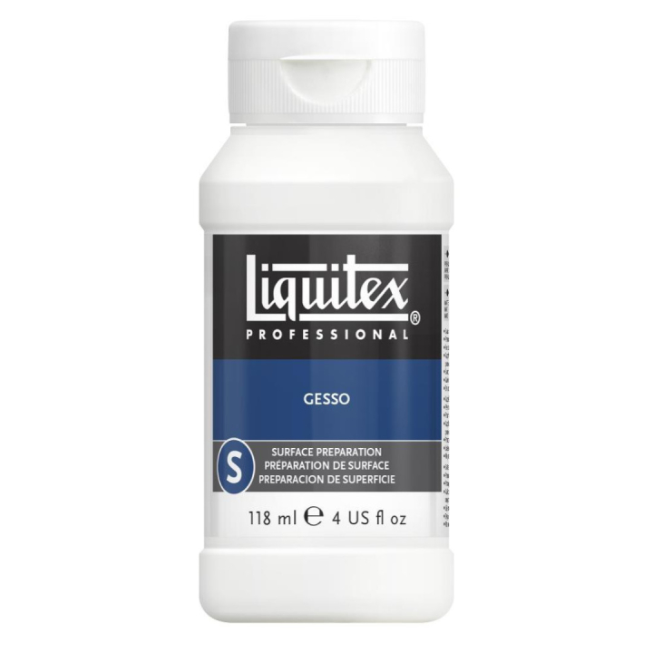 White Gesso Primer 118 ml i gruppen Kunstnerartikler / Malermedier og lak / Gesso og primer hos Pen Store (107508)