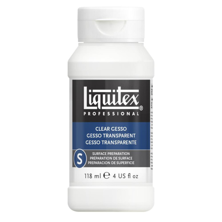 Clear Gesso 118 ml i gruppen Kunstnerartikler / Malermedier og lak / Gesso og primer hos Pen Store (107513)