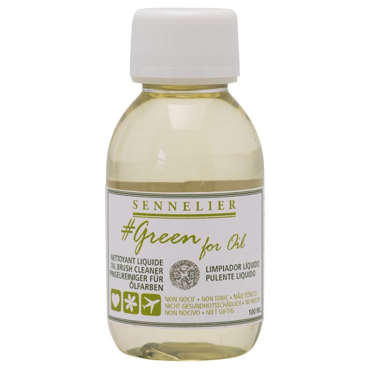 Green For Oil Brush Cleaner 100 ml i gruppen Kunstnerartikler / Malermedier og lak / Olie medium hos Pen Store (107520)