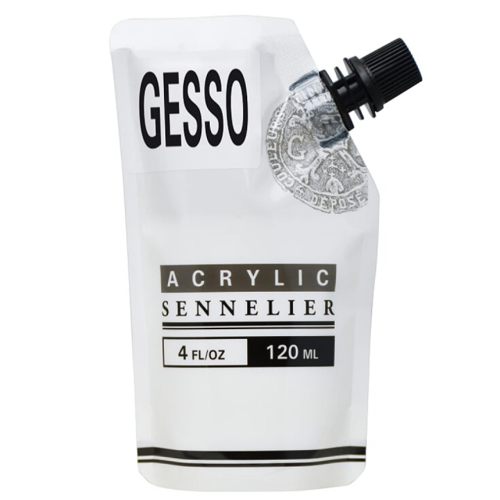 Abstract Gesso 120 ml i gruppen Kunstnerartikler / Malermedier og lak / Gesso og primer hos Pen Store (107528)