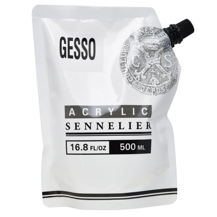 Abstract Gesso 500 ml i gruppen Kunstnerartikler / Malermedier og lak / Gesso og primer hos Pen Store (107529)
