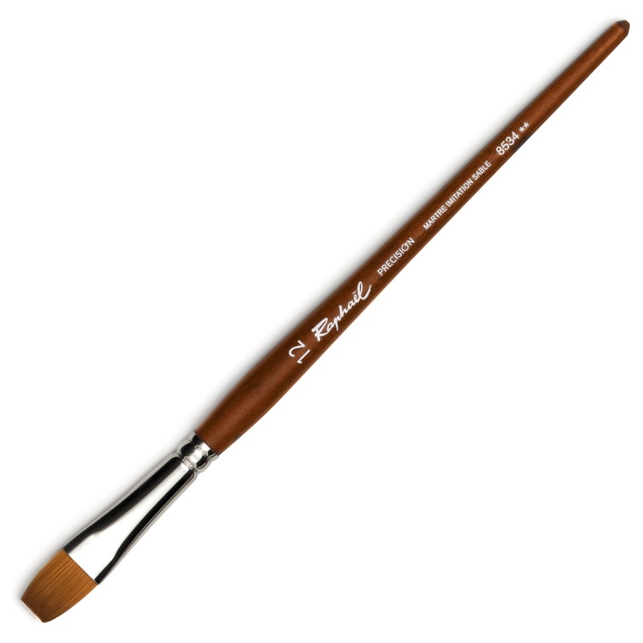 Precision Brush 8534 Flat st 12 i gruppen Kunstnerartikler / Pensler / Akvarelpensler hos Pen Store (108282)