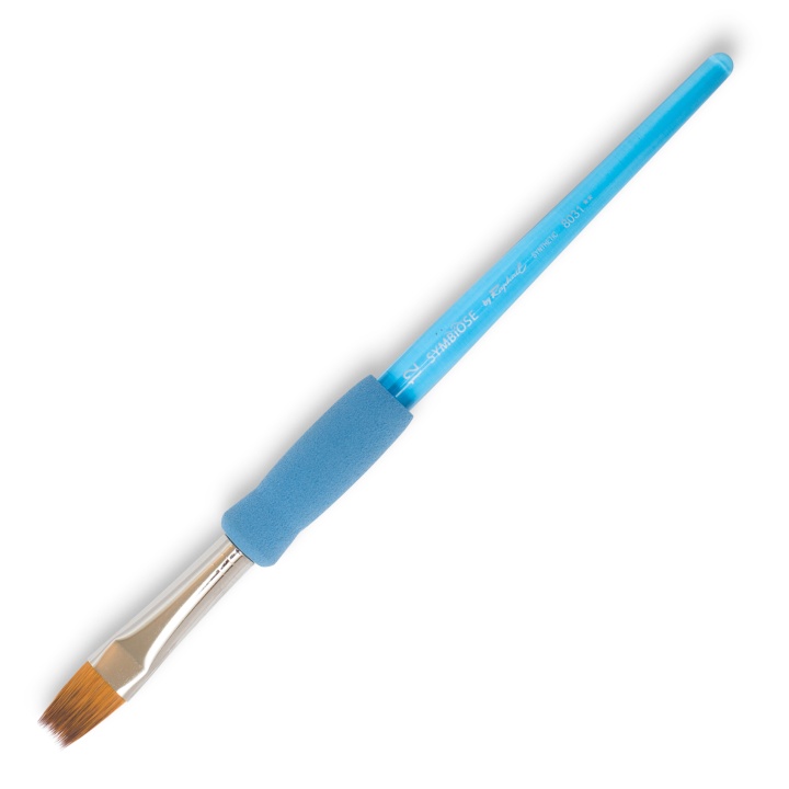 Symbiose Brush Flat Comb St 12 i gruppen Kunstnerartikler / Pensler / Syntetiske pensler hos Pen Store (108344)